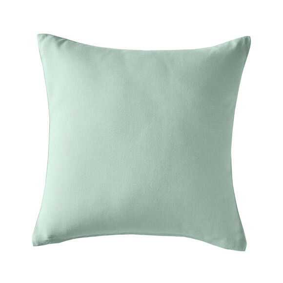 Housse de coussin unie bachette - lot de 2 (vert amande) Housse de coussin unie bachette - lot de 2 (vert amande)